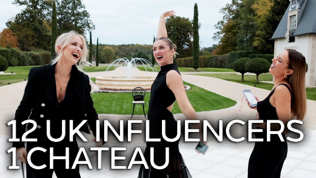 I TOOK 12 INFLUENCERS TO A CHATEAU IN FRANCE | INTHEFROW