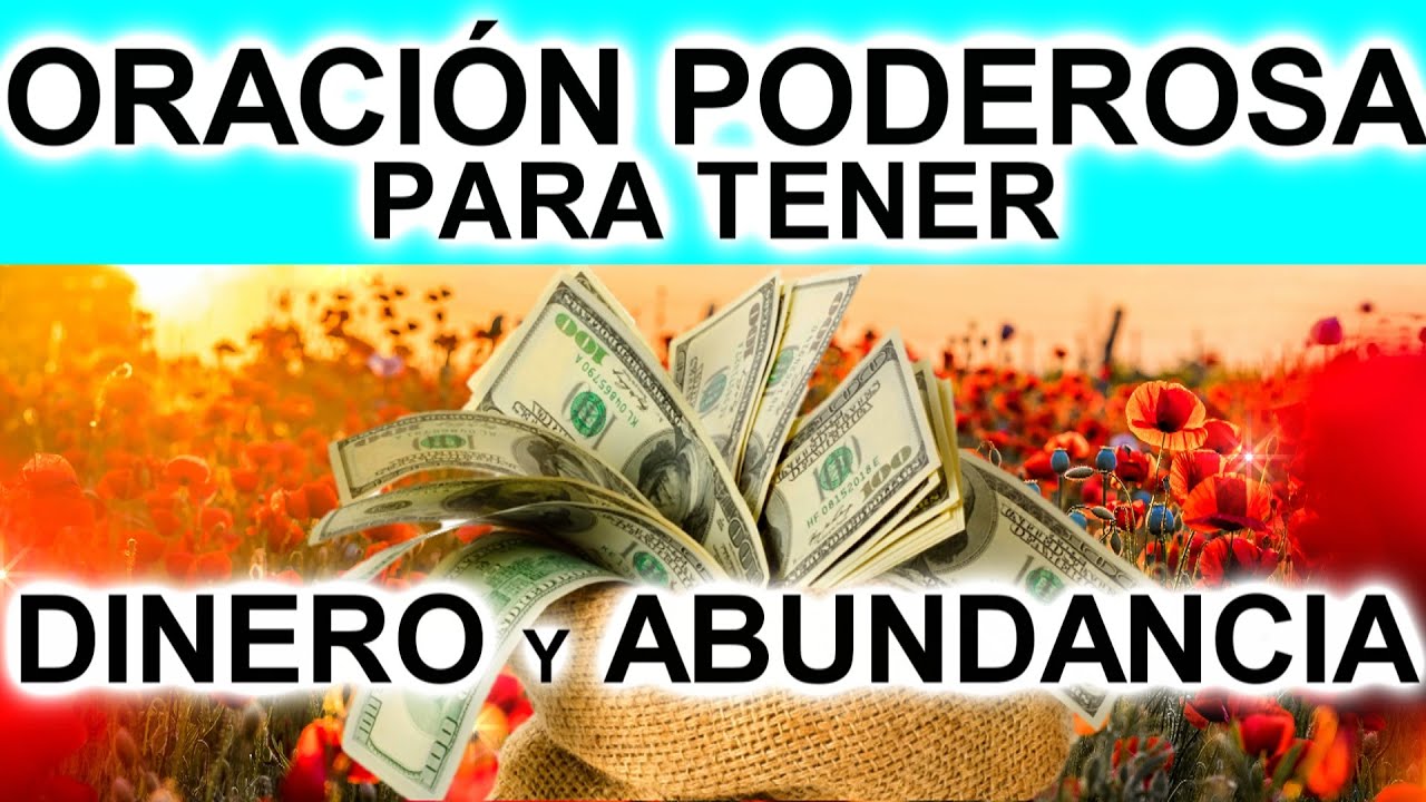 ORACIÓN DIARIA PARA ABUNDANCIA | Oración Poderosa para Atraer Dinero y ...
