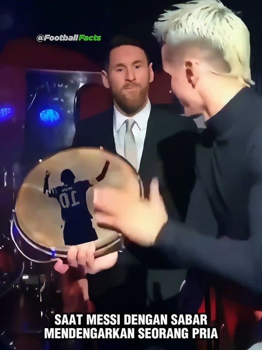 Momen Langka Dari Lionel Messi 😅