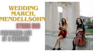 Mendelssohn Wedding March for string duo
