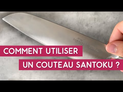 Comment utiliser un couteau santoku ?