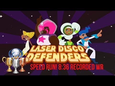 Speed Run! 8:36 Story Mode Time in Laser Disco Defenders!
