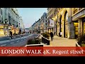 LONDON WALK 4K. Virtual tour Regent street live video February. 2021 London weather. New episode