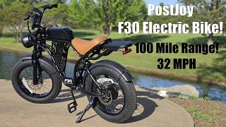 PostJoy F30 Electric Bike Review - 32mph &amp; Up To 100 Mile Range