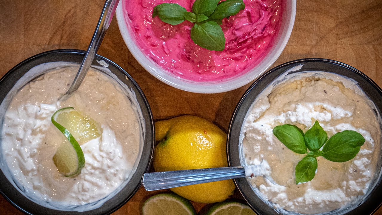 Tre kalla såser - Perfekta tillbehör till de flesta rätter