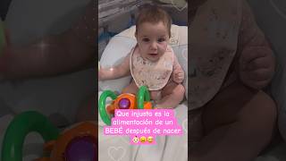 Injusticia alimentaria de un BEBÉ después de nacer. #AntojoDeBebe #VidaDePancita #LactanciaVsSushi