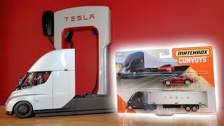 2020 Matchbox Tesla Semi; First Look! Giving Some Away