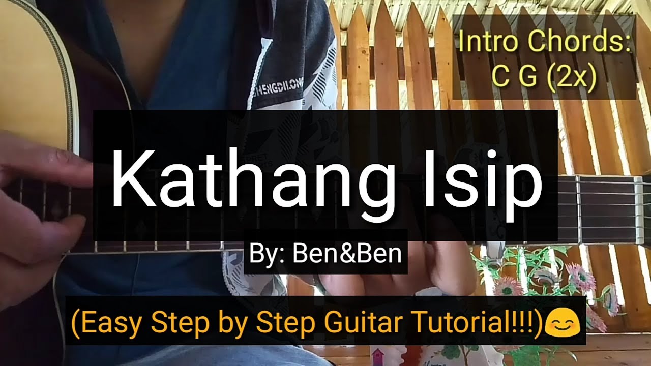 Kathang isip Ben&Ben(Full Song Guitar Tutorial) Easy Chords YouTube