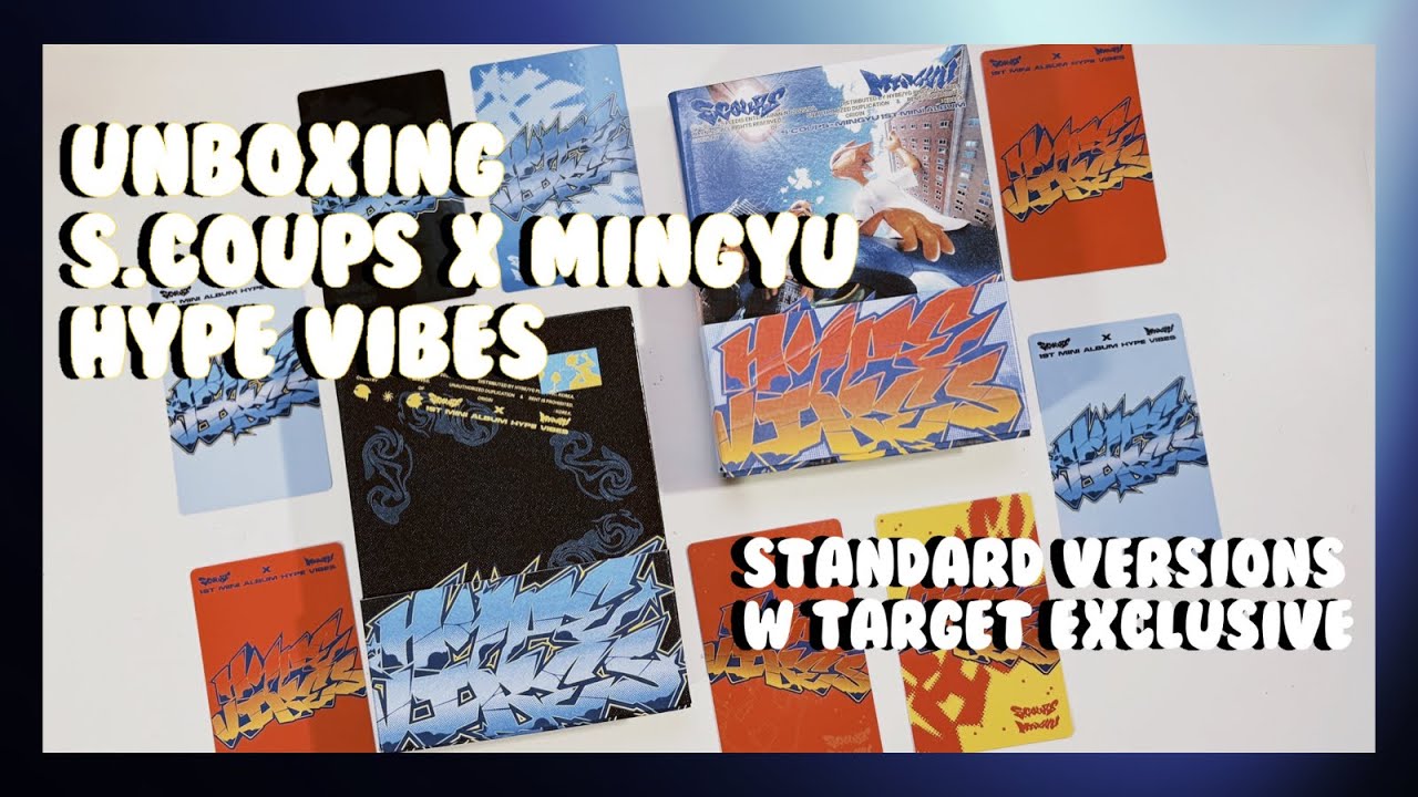 unboxing scoups x mingyu (seventeen) hype vibes w/ target