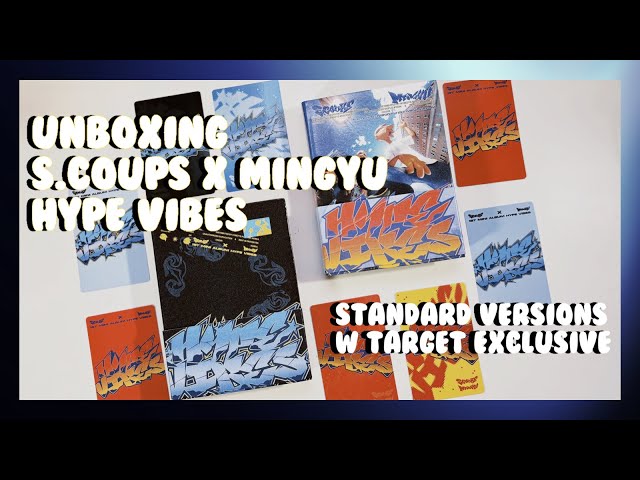 unboxing scoups x mingyu (seventeen) hype vibes w/ target