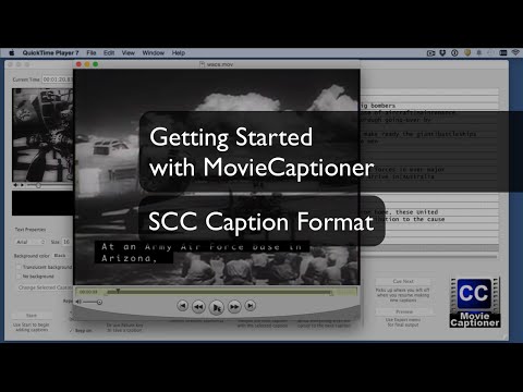 Getting Started with MovieCaptioner: The SCC Caption Format