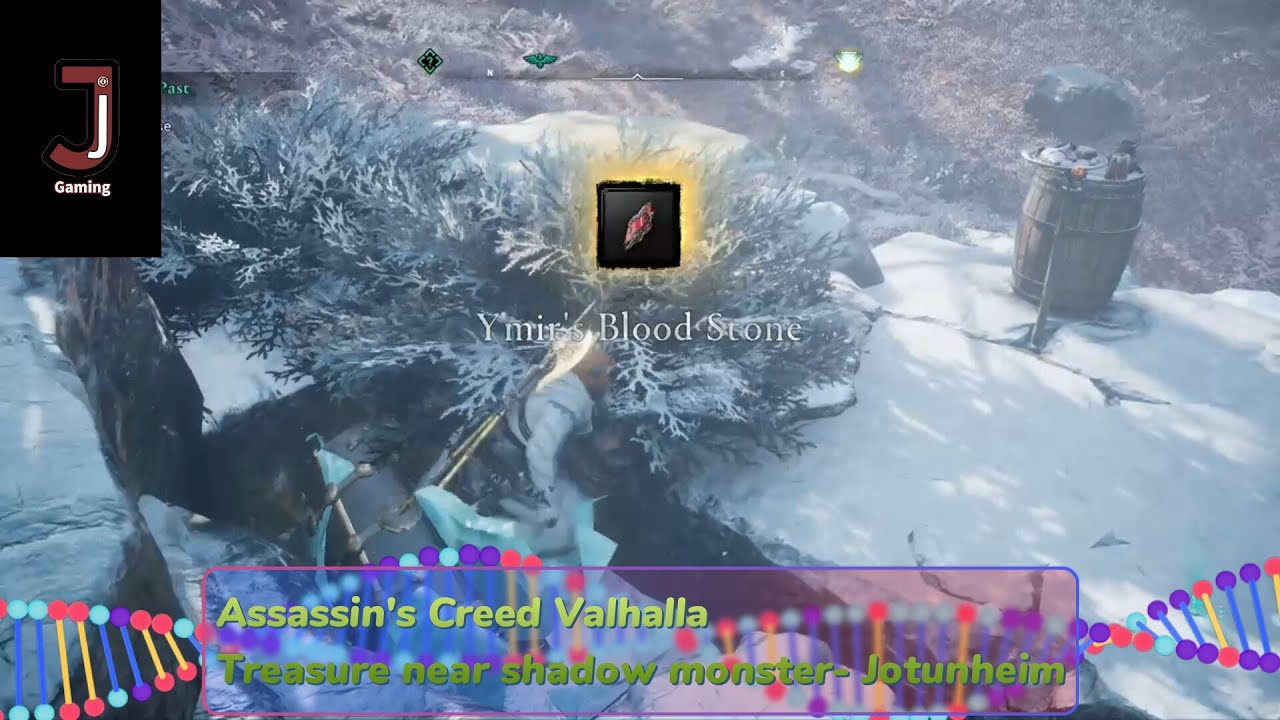 Assassins Creed Valhalla treasure near shadow monster Jotunheim YouTube