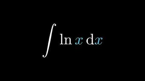 Integral of ln(x)