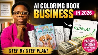 How I Would Start a Children s Coloring Book Business With AI in 2026 Step by Step