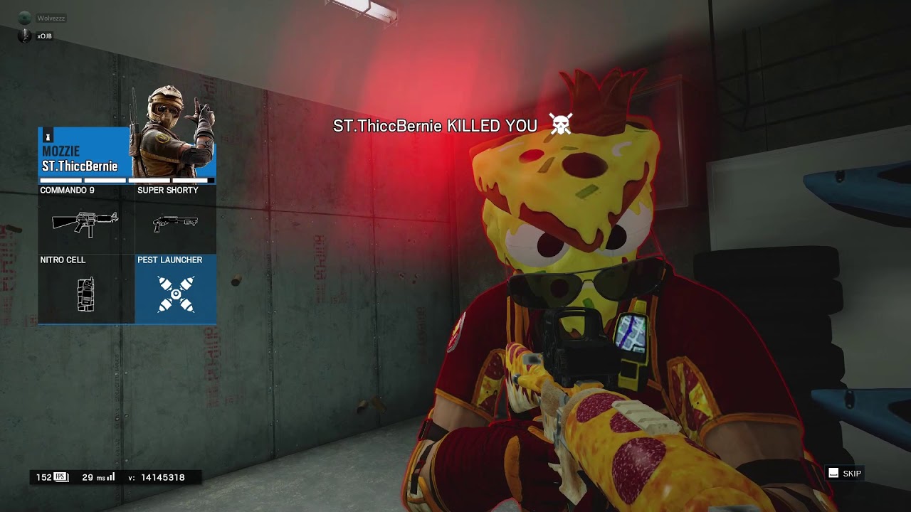 MOZZIE'S PIZZA SKIN HITBOX IS DUMB YouTube