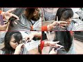 5 मिनट में घर बैठे सीखें advance lazer with step haircut //easy & simple method for beginners