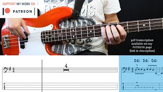 Video thumbnail of "U2 - Vertigo (Bass cover with tabs)"