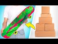 Incrível Skate DIY de Papelão 🛹 ❤️