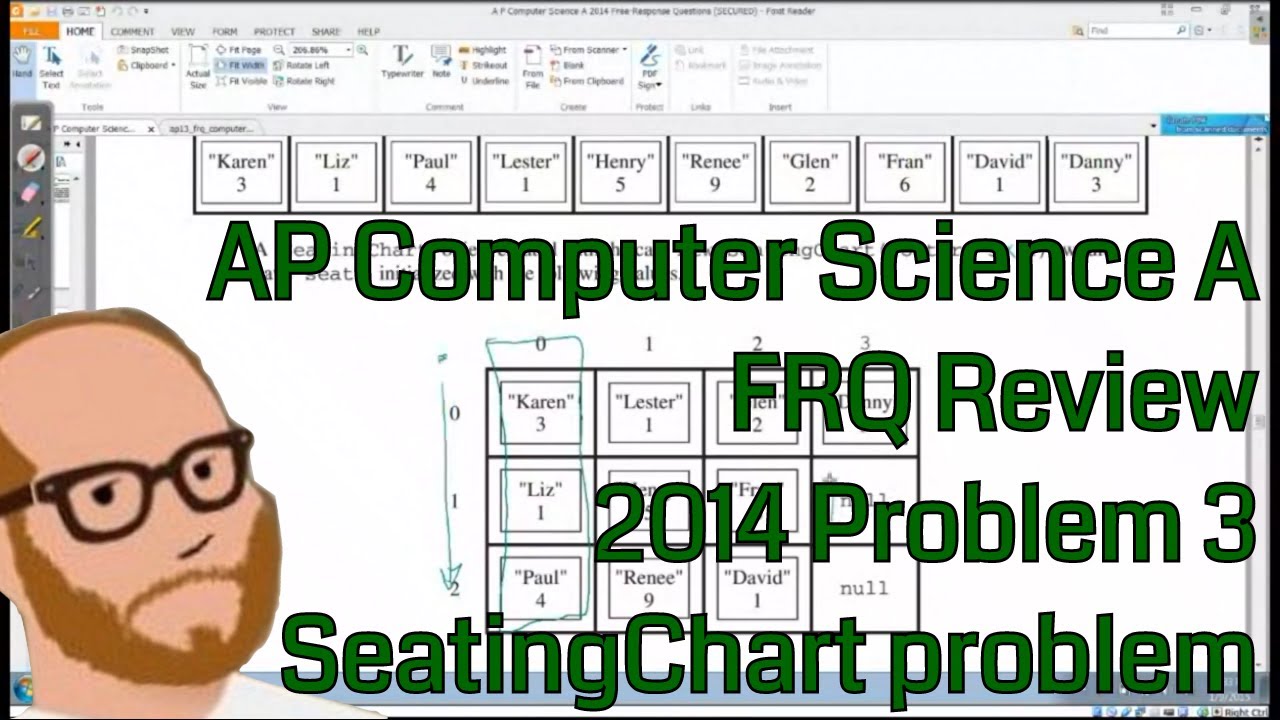 Computer Science A 2014 FRQ Problem 3 - YouTube
