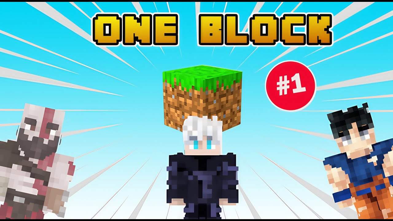 We Started OneBlock in Minecraft – Chaos from Block One! 1EP Trio - YouTube