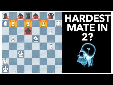 INSANE Mate In 2! ♚ Crazy Chess Puzzle ♖ Improve Your Chess