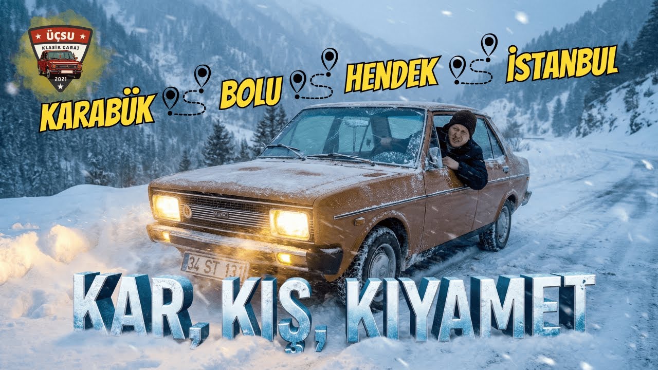 MURAT 131 İLE ZORLU ROTA | KARABÜK'TEN İSTANBUL'A VLOG