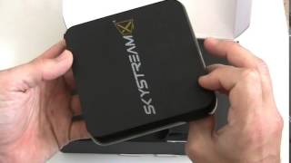 SkyStreamX 4 Quad-Core Android TV Box - Unboxing and Review