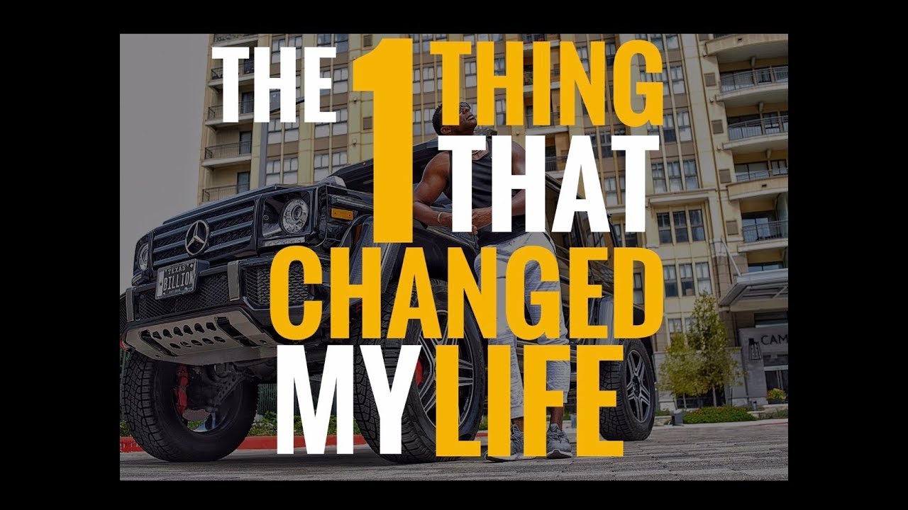 THIS 1 THING CHANGED EVERYTHING FOR ME YouTube