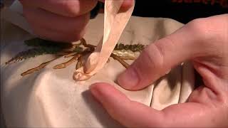 Regency (Blackberry) Reticule Part 6: The Silk Ribbon Blossoms