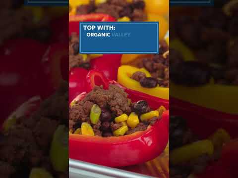 Organic Valley Food TV Commercial Stuffed Peppers with Ground Beef Organic Valley Recipe #shorts