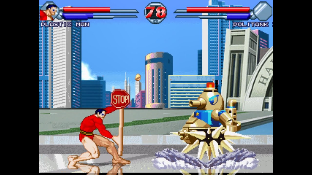 Plasticman vs Politank-Z
