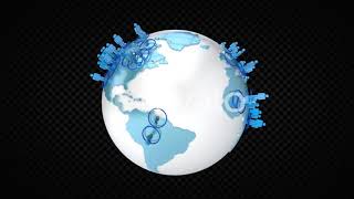 Social Globe | Motion Graphics - Envato elements