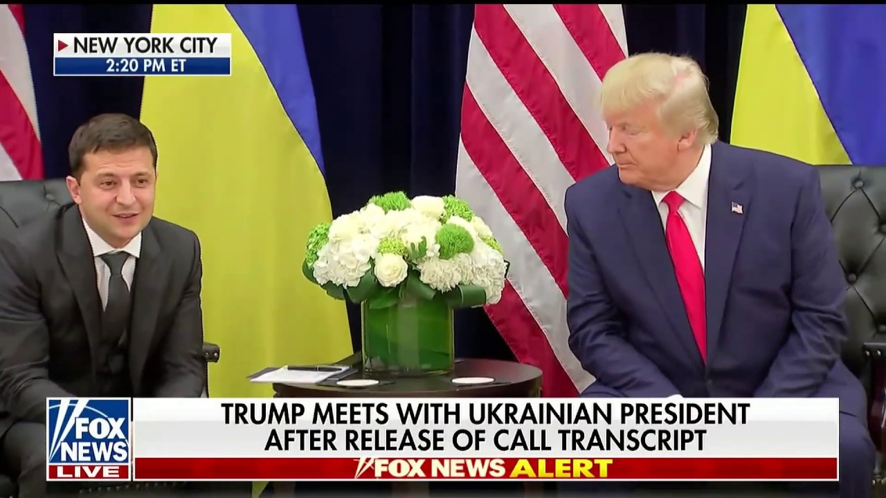 President Trump Meets With Ukrainian President Volodymyr Zelensky - YouTube