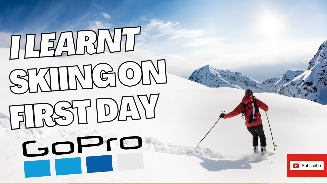 I Learnt Skiing ⛷️ On First Day How to learn skiing on first time