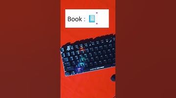 Book Unicode Shortcut Key ( Code 1f4d4 ) #keyboard #asmr #shortcutkeys