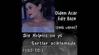 Didem Açar Edit Base