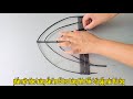 phần một video hướng dẫn làm đồ treo tường hình chiếc ô từ giấy màu thủ công
