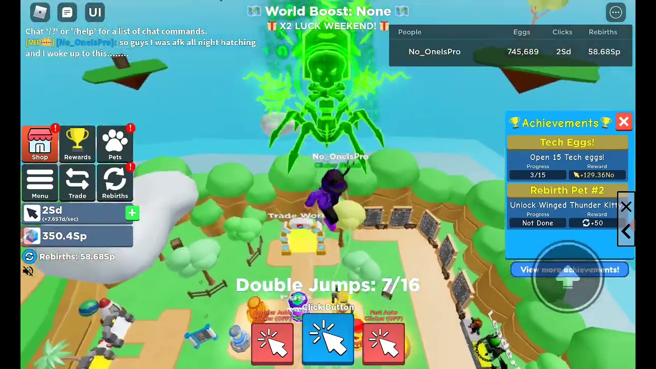 Hatched new meta virus clicker simulator (83 exist)