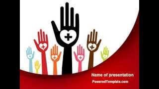 Blood Donor PowerPoint Template by PoweredTemplate.com