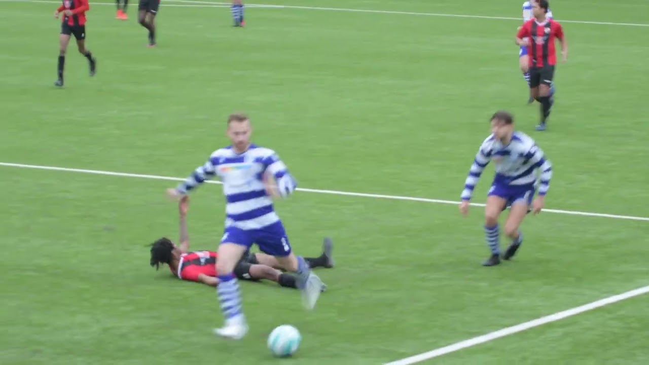 OLIVEO 1 - FC Maense 1 3e klasse voetbal wedstrijd beelden