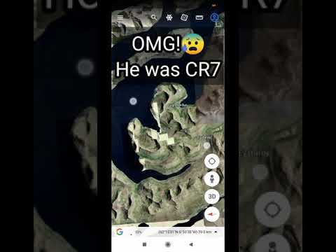 OMG!? I Found Cristanio Ronaldo In Google Earth || Google Earth Scary #shorts #shortvideo #google