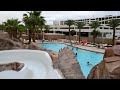Water slide and pool at the Excalibur in Las Vegas!!