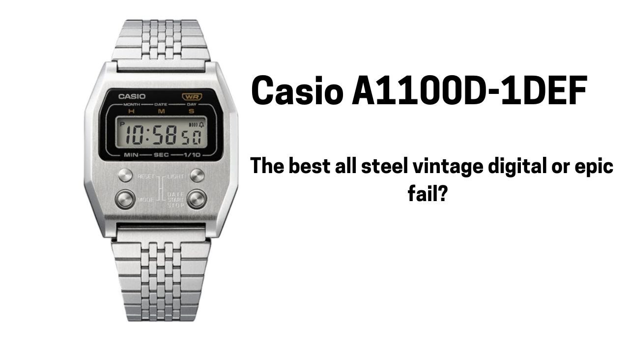 Watch Review - CASIO A1100D-1EF!! - YouTube