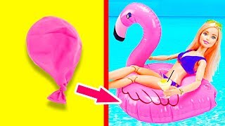 DIY Ropa para Barbie con Globos ~ Trucos para Barbie Hacks and Crafts