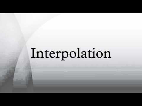 Interpolation