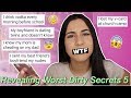 Revealing Your EXTRA Dirty Secrets 5 (nasty af) | Just Sharon