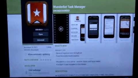 How To Use Wunderlist App/Used Android Tablet Acer Transformer