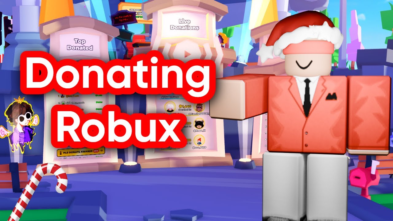 🔴 Pls Donate Live | 💰 [Donating Robux To Viewers] lets get 49k subs ...