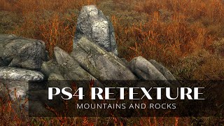 Skyrim Mod I PS4 I Julihah's Rocks and Mountains I Basic Package