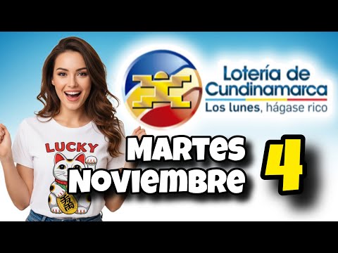 Resultado LOTERIA DE CUNDINAMARCA Martes 4 de Noviembre de 2025